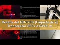 Reseña del QINIYEK [Paquete de 2] Transceptor SFP+ a RJ45, módulo SFP+ de Cobre, Cat.6a/7, hasta 30