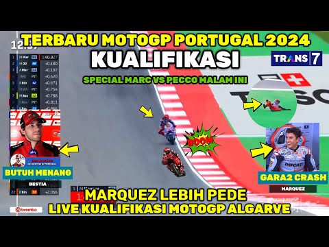 LIVE HARI INI🔴KUALIFIKASI MOTOGP PORTUGAL 2024,BERITA MOTOGP HARI INI, MOTOGP HARI INI,MARQUEZ POLE