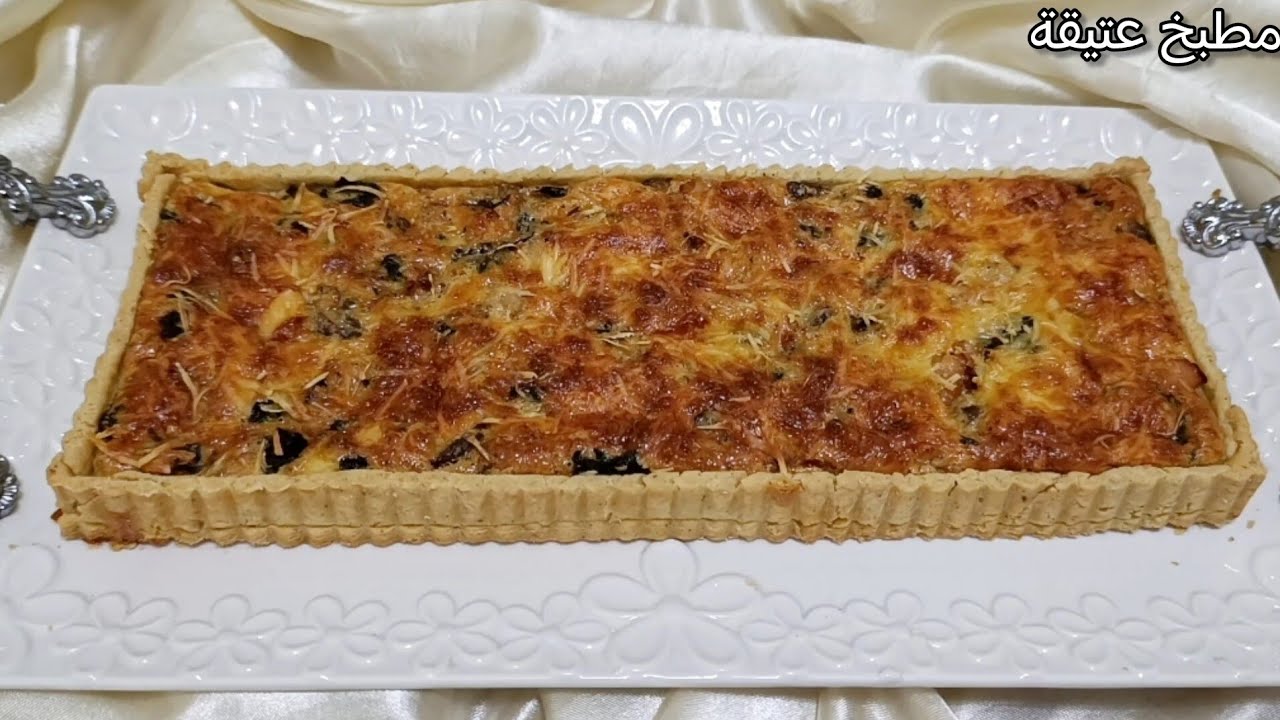 كيش بالدجاج والسبانخ بحال ديال المخابز 🔥 وصفة مضمونة عجين هشيش كيذوب فالفم والحشوة دايزها الكلام👌