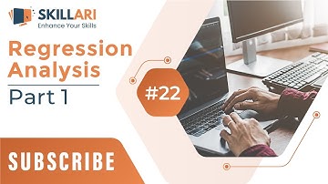 #22 - Regression Analysis Part 1 | Introduction to Regression Analysis | Machine Learning Tutorial