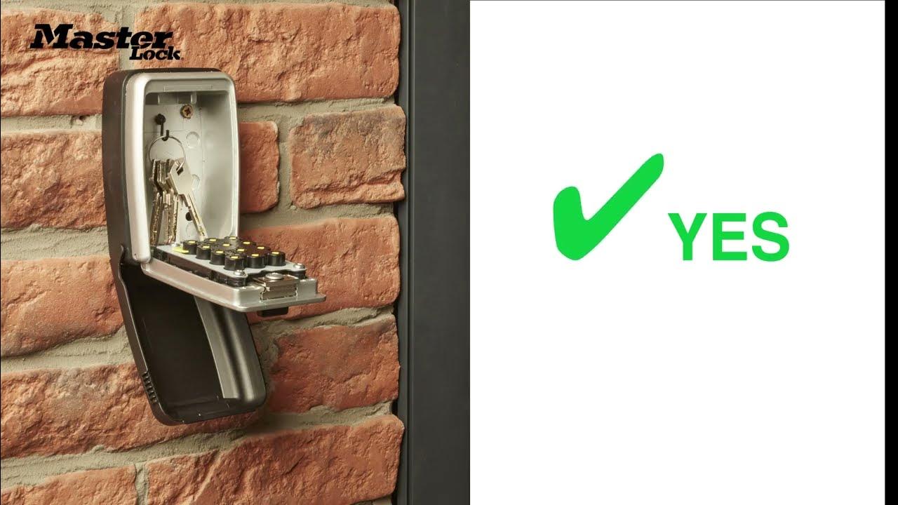 Master Lock Push Button Select Access® Key Safe MLK5423E 5423E YouTube