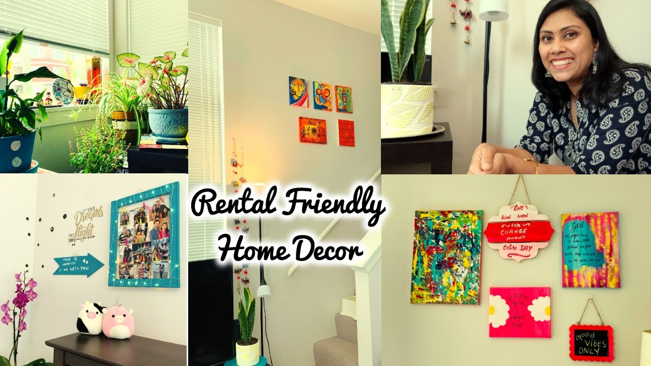Rented House Decoration Ideas Indian Style Bedroom Wall Makeover On Budget Ii Affordable Easy