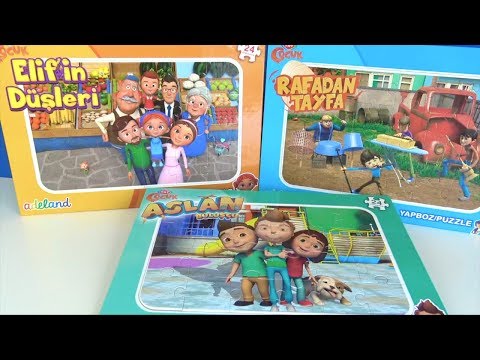 Elif’in Düşleri Puzzle Rafadan Tayfa Aslan Buluşçu 24 Parça Yapboz Çocuk Oyunları Eğitici Oyuncaklar