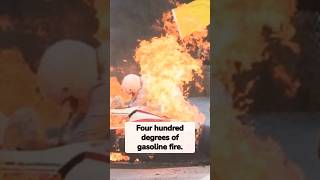 For 55 sec. He inhaled toxic smoke,and burning.