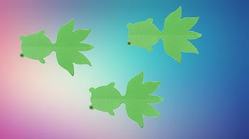 Hướng dẫn cắt con vật bằng giấy siêu dễ - Con cá