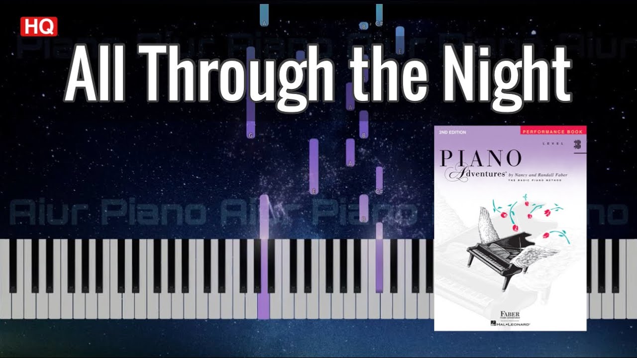 All Through the Night | Piano Adventures 3B Performance Book