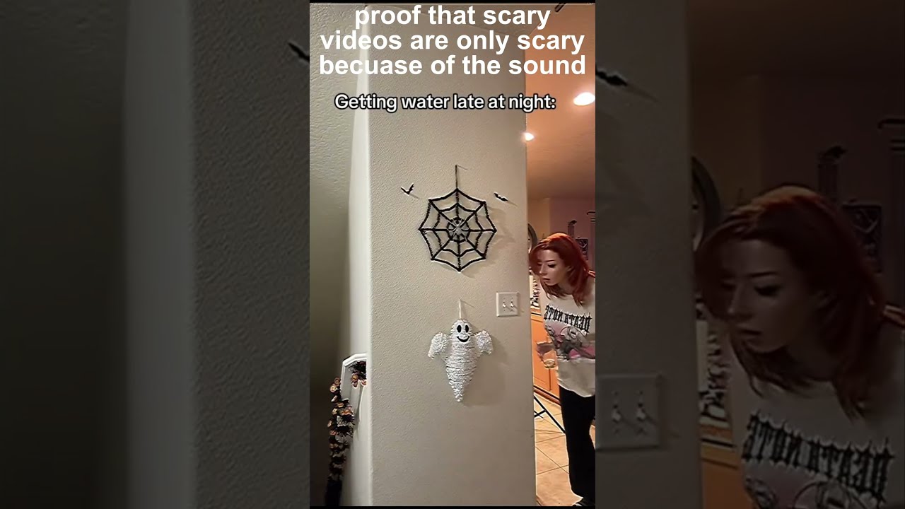 Proof That Scary Videos Are Only Because Of The Sound 