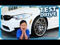 Test Driving CAR with DAD, Fidget Spinner Fun - TigerBox HD