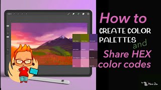 Celebrity How to create palettes in Procreate and get HEX color values Wealth