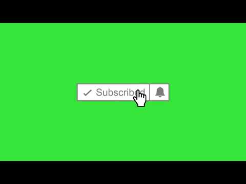 Green screen | Animated subscribe Button with sound Effect | #greenscreen #greenscreenvideos