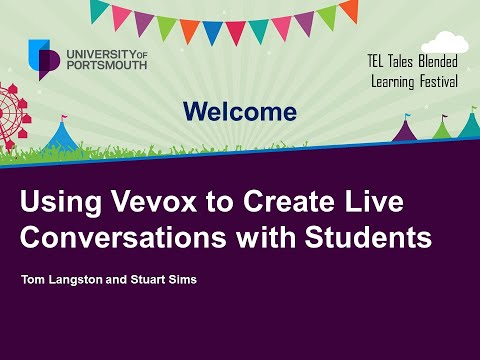 Day 3: Using Vevox to Create Live Conversations with Students