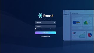 Login Page in React JS with Vite | Animated UI with Gradient Background + Dashboard Redirect