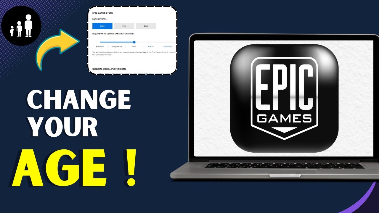 How To Change Age in Epic Games Account | Fix Age Restriction 2025 ...