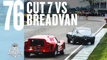 Cut 7 E-type and Ferrari Breadvan in sideways fight