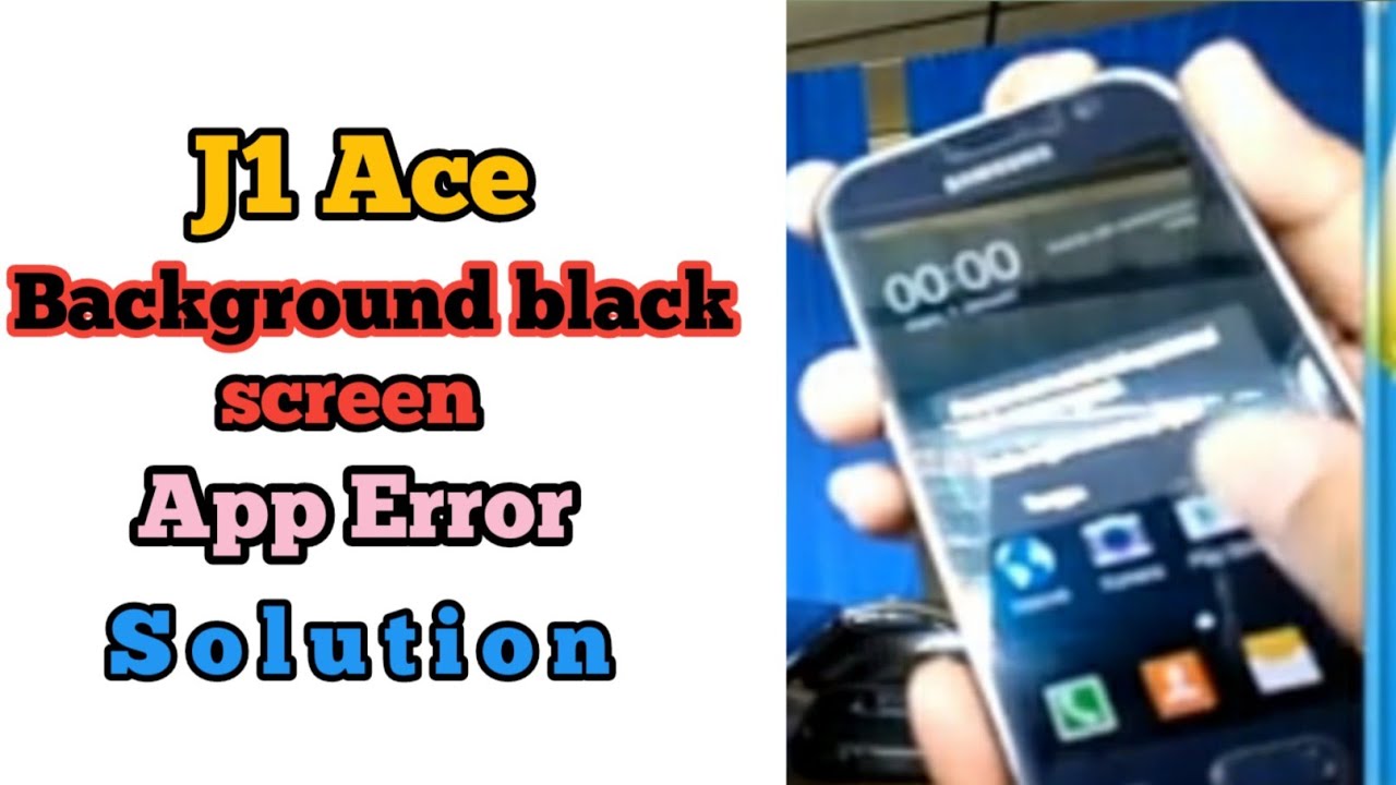 Solusi J1 Ace wallpaper  hitam  or BLANK dan Aplikasi tidak 