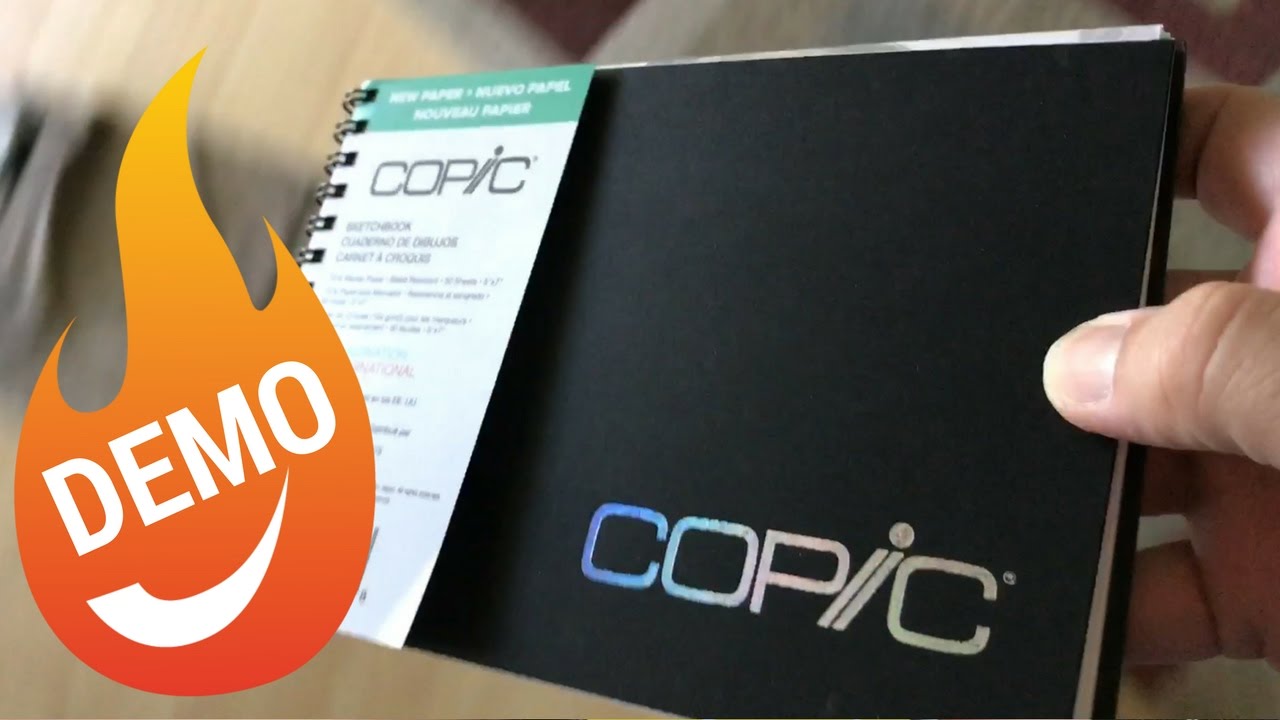 Copic Markers SKBK9X12 Sketch Book 9/" X 12/" 50 Sheets Wire Bound 9/"X12/"