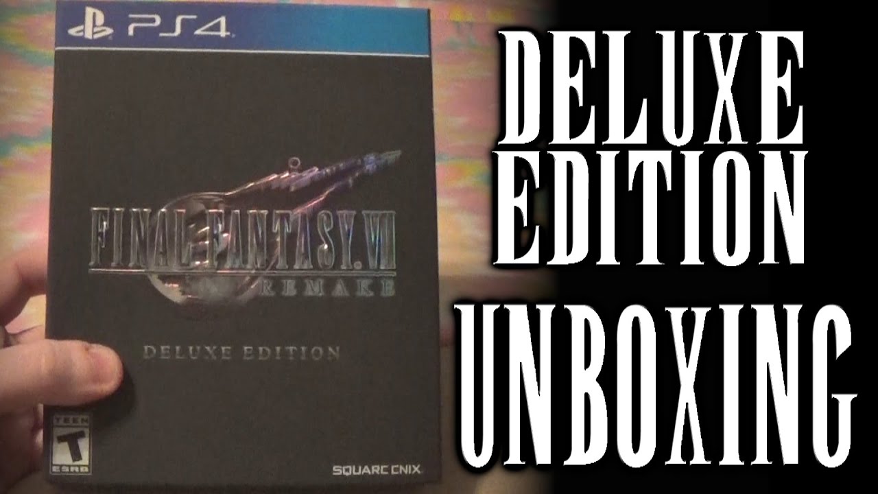 Final Fantasy VII Remake Deluxe Edition Unboxing! - UltimateDSfan