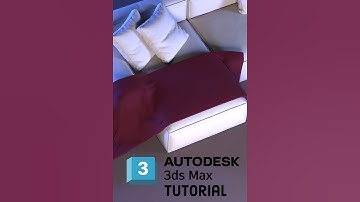 Cloth modifier tutorial for 3ds max #shorts #3dsmax  #vray