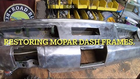 70’ Duster dash frame. #nonamenationals #mopar #plymouthduster #viral #rust #rustremoval #molasses