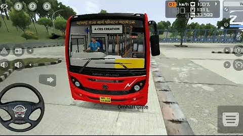 Ashok Leyland Lalpari Msrtc Bus mod #lalpari #msrtc #bussidindonesia #gaming 