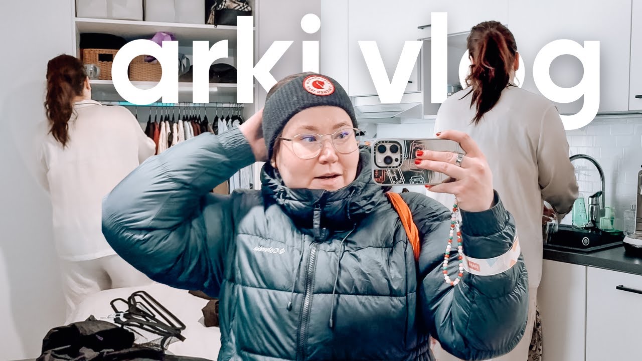 Arjen reset ennen töihin paluuta | Järjestän vaatekaapin & teen burgersalaattia