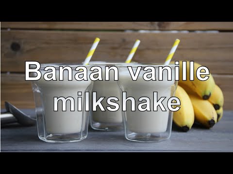 Video: Bananenijs Milkshake Recept