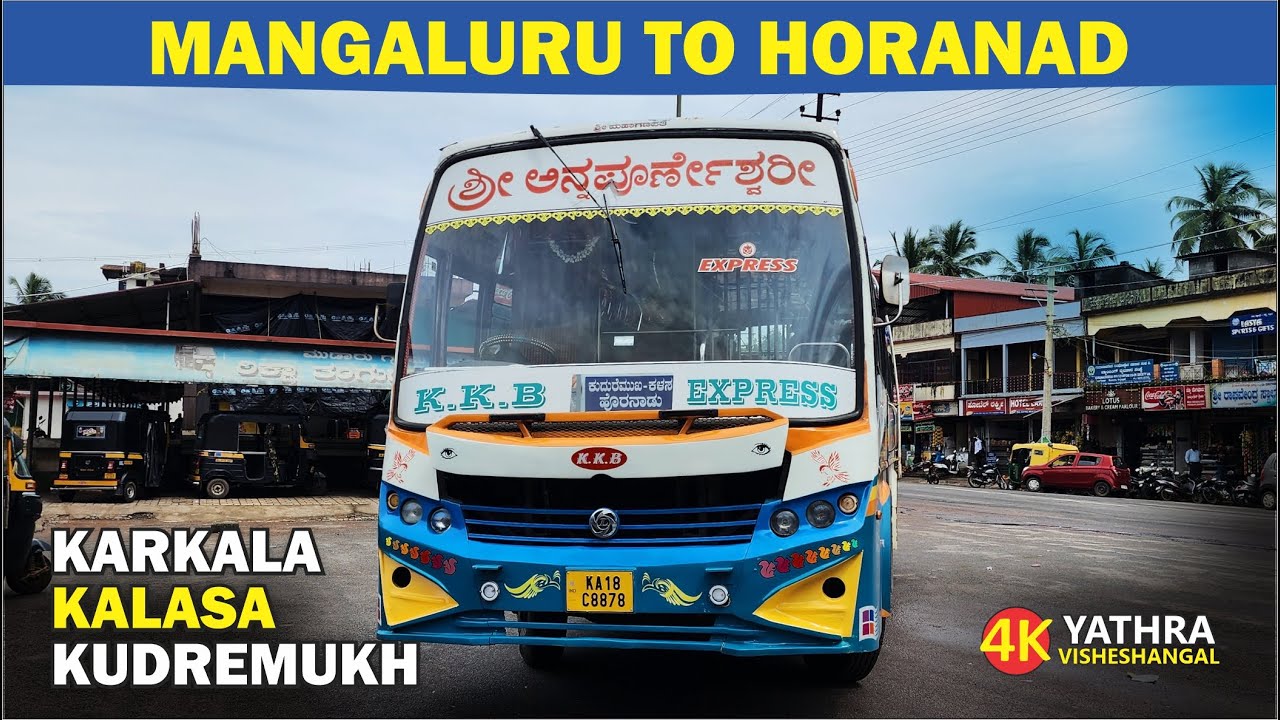 Mangalore to Horanad KKB Express Bus Yathra |  A Scenic Bus Journey Through Kudremukha National Park