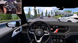 Volkswagen Polo Gti 2023 Realistic Wheelcam Pov Ets2 Thrustmaster T248 Gameplay
