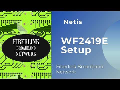 Netis WF2419E pppoe  Basic cofigration