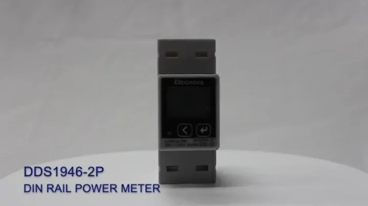 DDS1946-2P MID Plug-in Din-rail MoutedPower Meter ELECNOVA/SFERE ELECTRIC