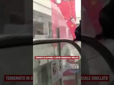 Video Terremoto in Giappone: le immagini dal centro commerciale