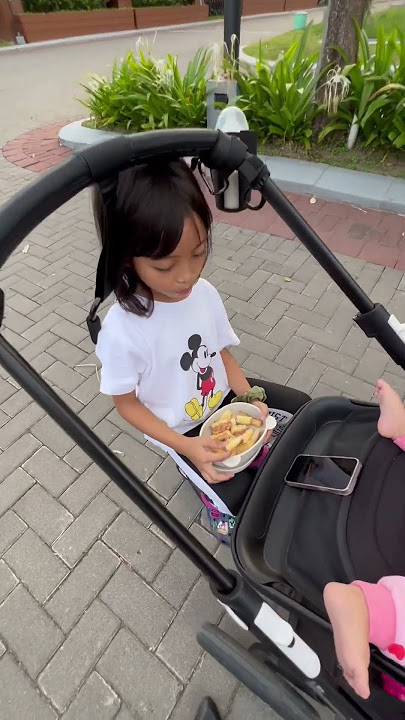 BUNDA DIENA AJAK LEIKA LEXIE JALAN JALAN SORE PAKE STROLLER‼️ #leika #lexie #viral #shorts