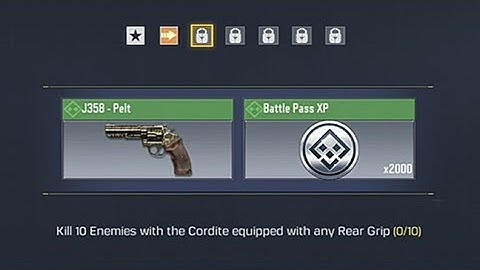 KILL 10 ENEMIES WITH CORDITE EQUIPPED WITH ANY REAR GRIP