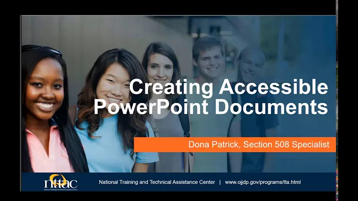 Section 508: Creating Accessible PowerPoint Documents