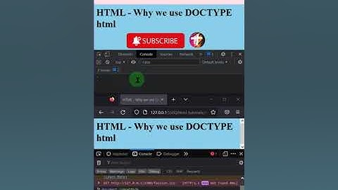 HTML DOCTYPE declaration #html #html5 #coding