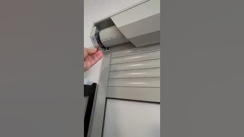 Setting the upper limit switch KNALL roller shutter