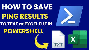 🔥🔥 How to Save Ping Results to Text File in Windows PowerShell | Ping Command Output Logging
