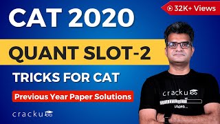 CAT 2020 Slot2 Quantitative Aptitude Question Paper  Excellent Explanations