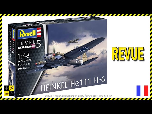 Heinkel He 111 P-1 REVELL 04696 1/32ème maquette char promo