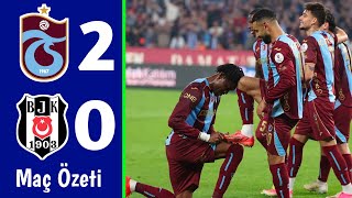 Trabzonspor - Beşiktaş 2-0 | Maç Özeti ve Tüm Goller | Mo Salah'ın Golü 