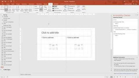 How to add a title to each slide in PowerPoint presentations
