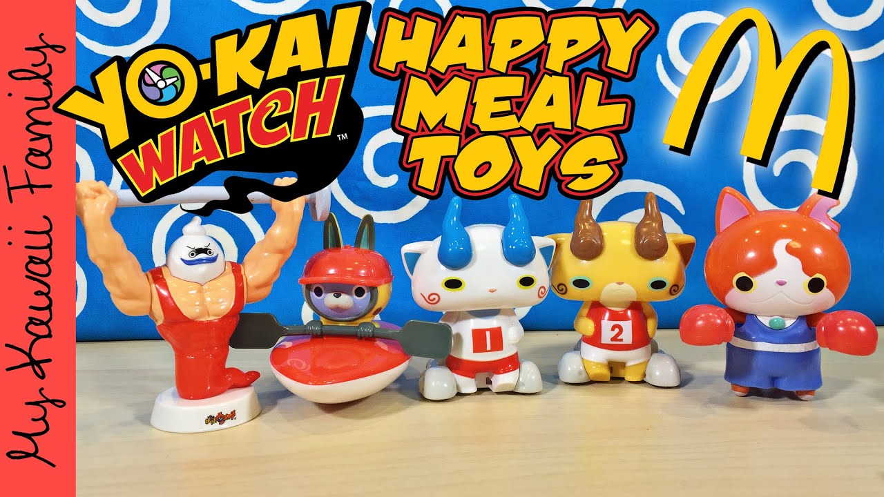 Yo-Kai Watch Happy Meal Toys! McDonald's Japan 妖怪ウォッチの