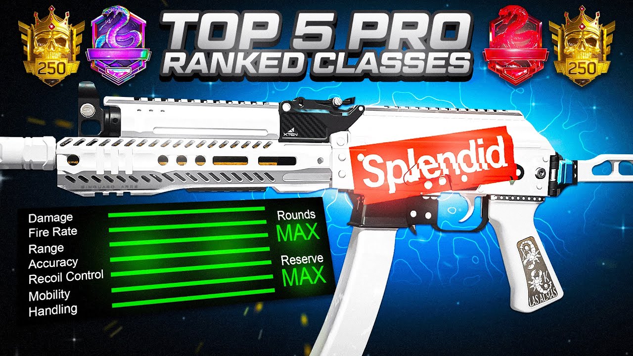 NEW TOP 5 *UPDATED* Pro Approved Best Ranked Play Classes on MW2