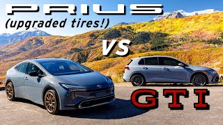 Prius vs GTI - Can tires help the Hybrid be a Hot Hatch? | Everyday Driver