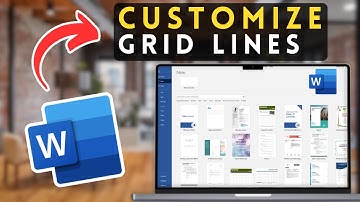 How to Customize Grid Lines in Microsoft Word | MS Word Tutorial (2025)