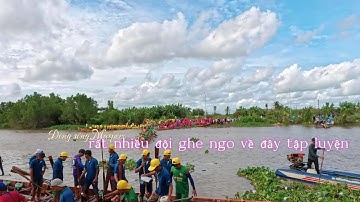 Dòng sông maspero rất đông các đội ghe ngo về đây tập luyện #noyarai #ghengo