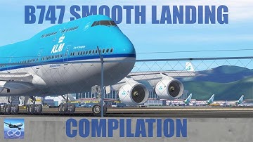 #swiss001landing 🧈🧈🧈 Boeing 747 Butter Landing Compilation | Infinite Flight 21.6