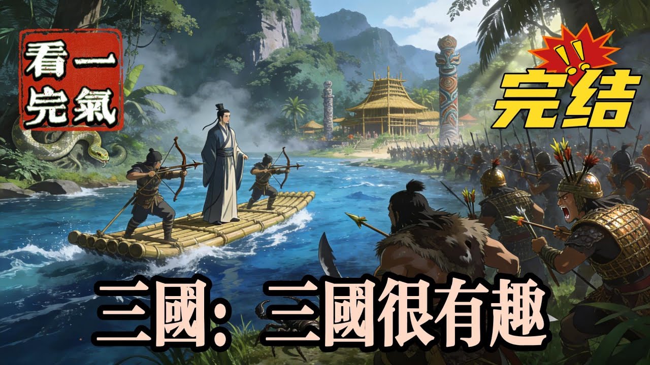 💥💥💥完结！《三国：三国很有趣》耳熟能详的典故，有些也并非真实！震惊！刘关张桃园不结义！拒绝枯燥、趣味儿讲史！让你一读就上瘾！翻开本书，还原历史上真实的三国人物#三国 #漫画解说#穿越#有声漫画#爽文