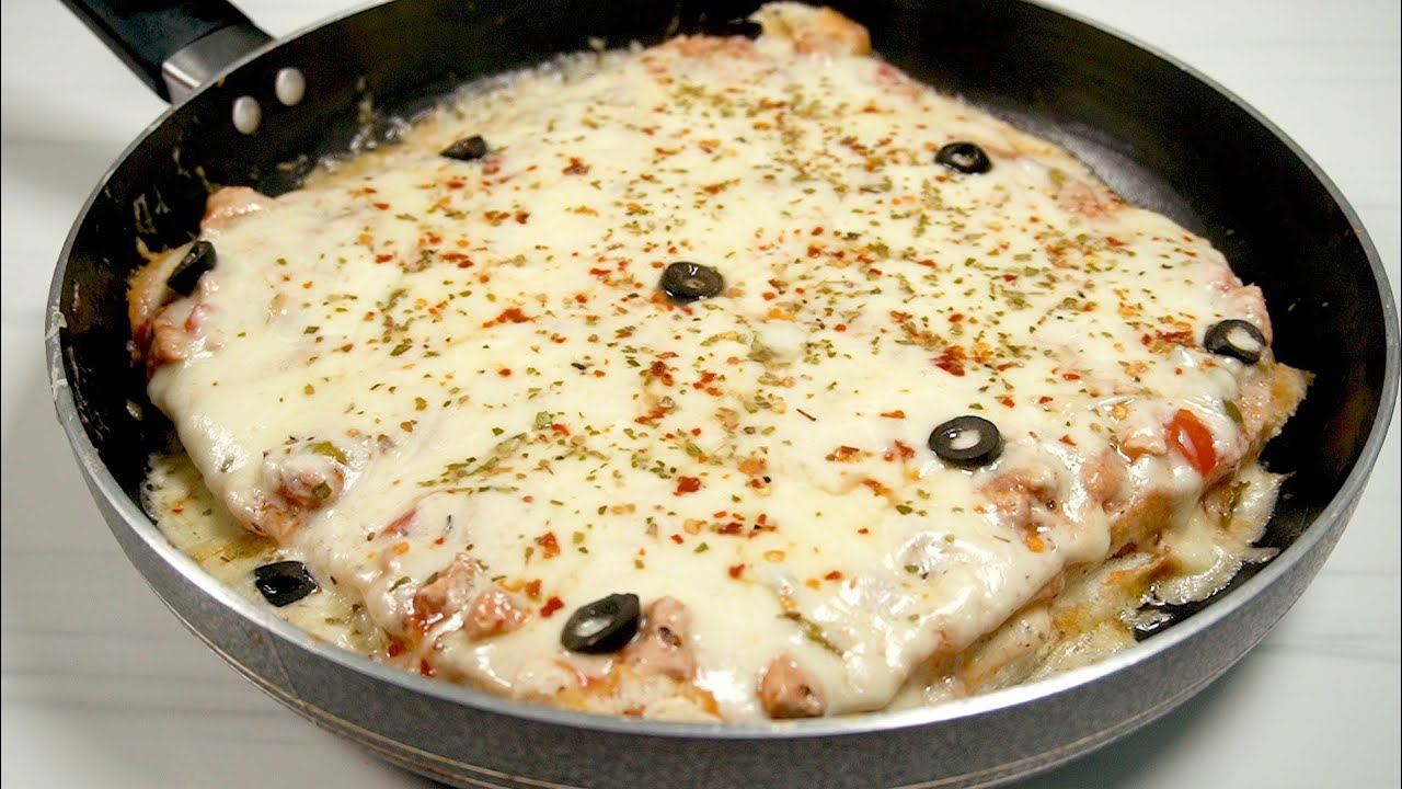 Easy Bread Lasagna Without Oven | Bread Lasagna Recipe In Pan | Chicken Lasagna