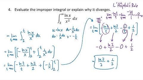 Improper Integrals (OpenStax Calculus, Vol. 2, Section 3.7)